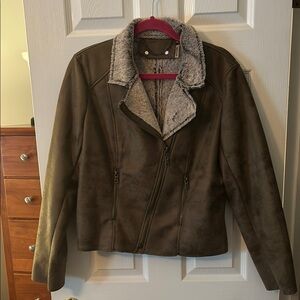Maurices Brown Leather Jacket